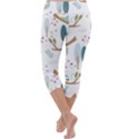 Pattern Sloth Woodland Capri Yoga Leggings View4