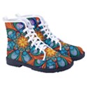 Pattern 2 Kid s High-Top Canvas Sneakers View3