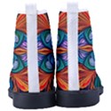 Pattern 2 Kid s High-Top Canvas Sneakers View4