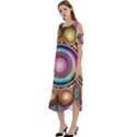 Pattern 3 Cold Shoulder Loose Fit Dress With Pockets View2
