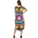 Pattern 3 Cold Shoulder Loose Fit Dress With Pockets View4