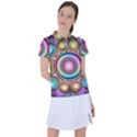 Pattern 3 Women s Polo T-Shirt View1