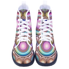 Pattern 3 Kid s High-top Canvas Sneakers