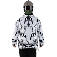 Cat - Artistic Paper Cut Men s Ski And Snowboard Waterproof Breathable Jacket