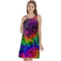 Pride Marble Round Neck Sleeve Casual Dress With Pockets View3