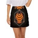 Geometry Mini Front Wrap Skirt View1