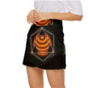 Geometry Mini Front Wrap Skirt View2