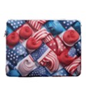 Us presidential election colorful vibrant pattern design  15  Vertical Laptop Sleeve Case With Pocket View1