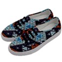 Fractal Triangle Geometric Abstract Pattern Men s Classic Low Top Sneakers View2