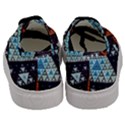 Fractal Triangle Geometric Abstract Pattern Men s Classic Low Top Sneakers View4