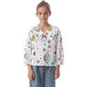 Unicorns Rainbows Seamless Pattern Kids  Sailor Shirt View1