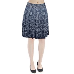 Internet Planet Drink Computer Pleated Skirt