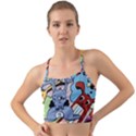 Graffiti Monster Street Theme Mini Tank Bikini Top View1