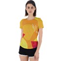 Watermelon Flower Back Cut Out Sport T-Shirt View1