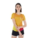 Watermelon Flower Back Cut Out Sport T-Shirt View2