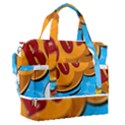 Comical Words Animals Comic Omics Crazy Graffiti Sports Shoulder Bag with Shoes Compartment View1