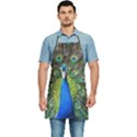 Peacock Bird Feathers Pheasant Nature Animal Texture Pattern Kitchen Apron View1