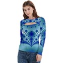pattern 2 Women s Cut Out Long Sleeve T-Shirt View2