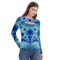 pattern 2 Women s Cut Out Long Sleeve T-Shirt View3