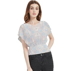 Pattern 1 Muster 7 Butterfly Chiffon Blouse