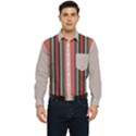 Rosa Grau Streifen Men s Long Sleeve Pocket Shirt  View1