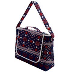 Ukrainian Folk Seamless Pattern Ornament Art Box Up Messenger Bag
