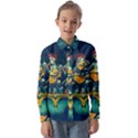 Grateful Dead Singing Skeleton Kids  Long Sleeve Shirt View1