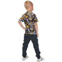 Boom Bang Art Crazy Drawing Graffiti Hello Retro Sayings Yellow Kids  Polo T-Shirt View2