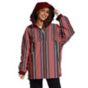 Dunkelrot4 Rosa Grau Streifen Dunkelrot3 Women s Ski and Snowboard Waterproof Breathable Jacket View1