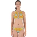 Sunshine Sunny Sun Abstract Yellow Perfectly Cut Out Bikini Set View1