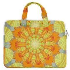Sunshine-sunny-sun-abstract-yellow - Macbook Pro 15  Double Pocket Laptop Bag 