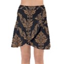 Vintage-pattern Wrap Front Skirt View1