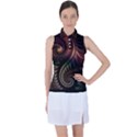 fractal  Women s Sleeveless Polo T-Shirt View1