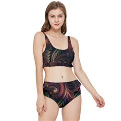 Fractal  Frilly Bikini Set