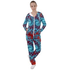 Fractal Pattern Background Women s Tracksuit