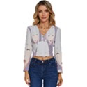 Emilia Rezero Long Sleeve V-Neck Top View1