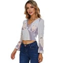 Emilia Rezero Long Sleeve V-Neck Top View2