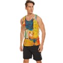 Wall Art Men s Wide Collar Tank Top View2