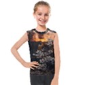 White Flower Kids  Mesh Tank Top View1
