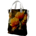 Yellow Butterfly Flower Canvas Messenger Bag View1