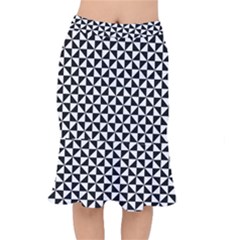 Triangle-pattern-simple-triangular Short Mermaid Skirt