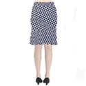 Triangle-pattern-simple-triangular Short Mermaid Skirt View2