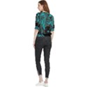 Angry Male Lion Predator Carnivore Quarter Sleeve Blouse View2