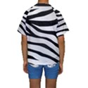 White Tiger Skin Kids  Short Sleeve Swimwear View2