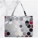 Honeycomb Pattern Zipper Medium Tote Bag View1