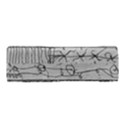 Black And White Hand Drawn Doodles Abstract Pattern Bk Carry-on Travel Shoulder Bag View3