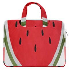 Watermelon Pillow Fluffy Macbook Pro 15  Double Pocket Laptop Bag 