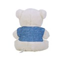 White And Blue Brick Wall Full Print Cuddly Teddy Bear View2
