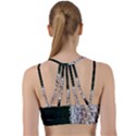 White Flower Line Them Up Sports Bra View2