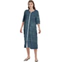 Wooden Wall Women s Cotton 3/4 Sleeve Nightgown View1
